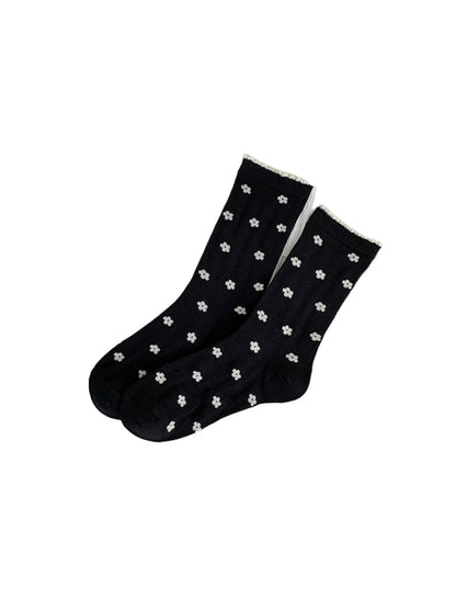 Rufia - Floral Lace Summer Socks - Sweet & Breathable