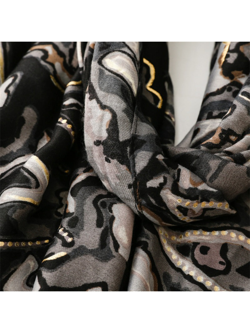 Scarvii - Abstract Marble Print Scarf