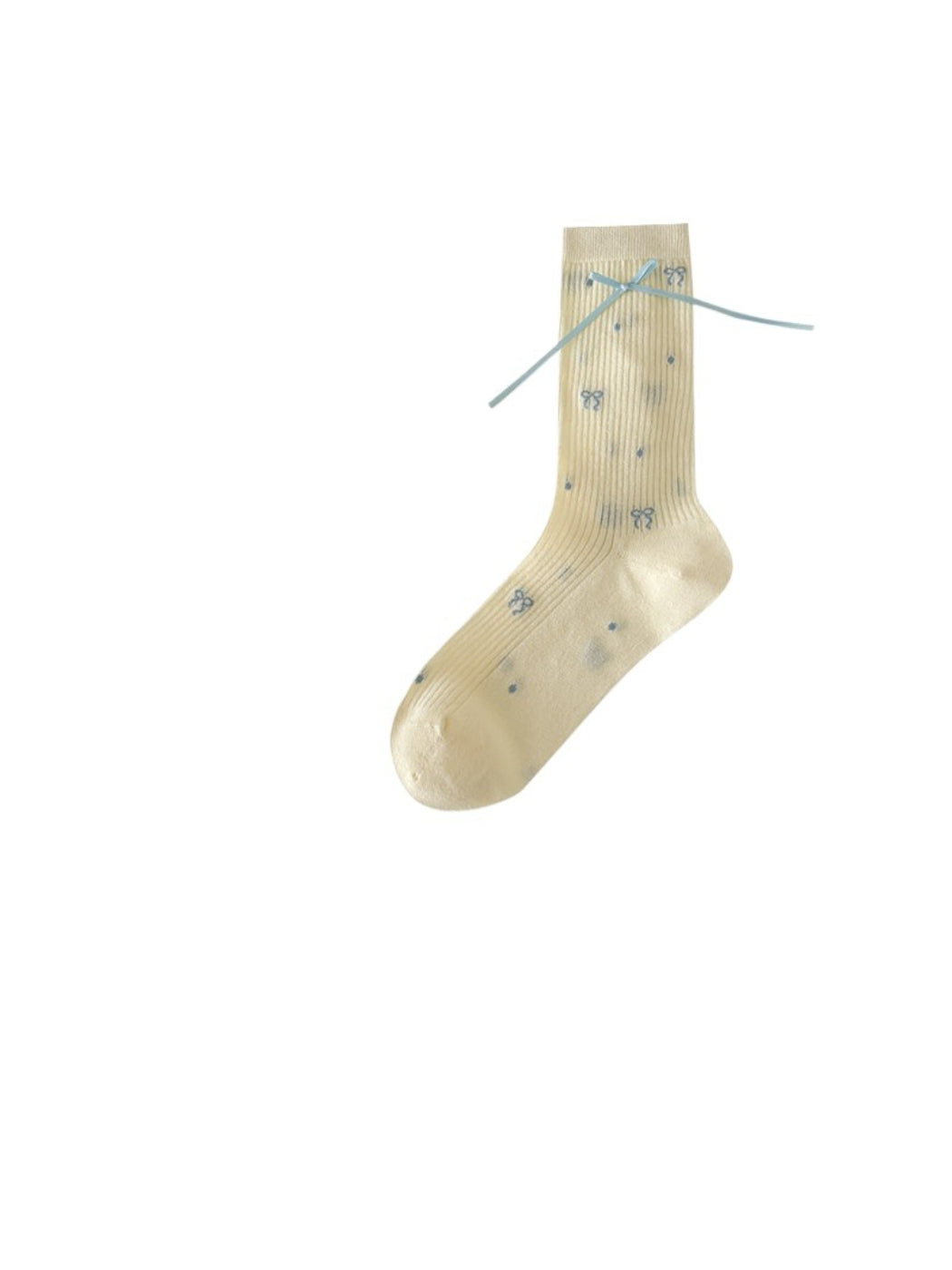 Rufia - Ribbon Detail Dotted Crew Socks product image 3