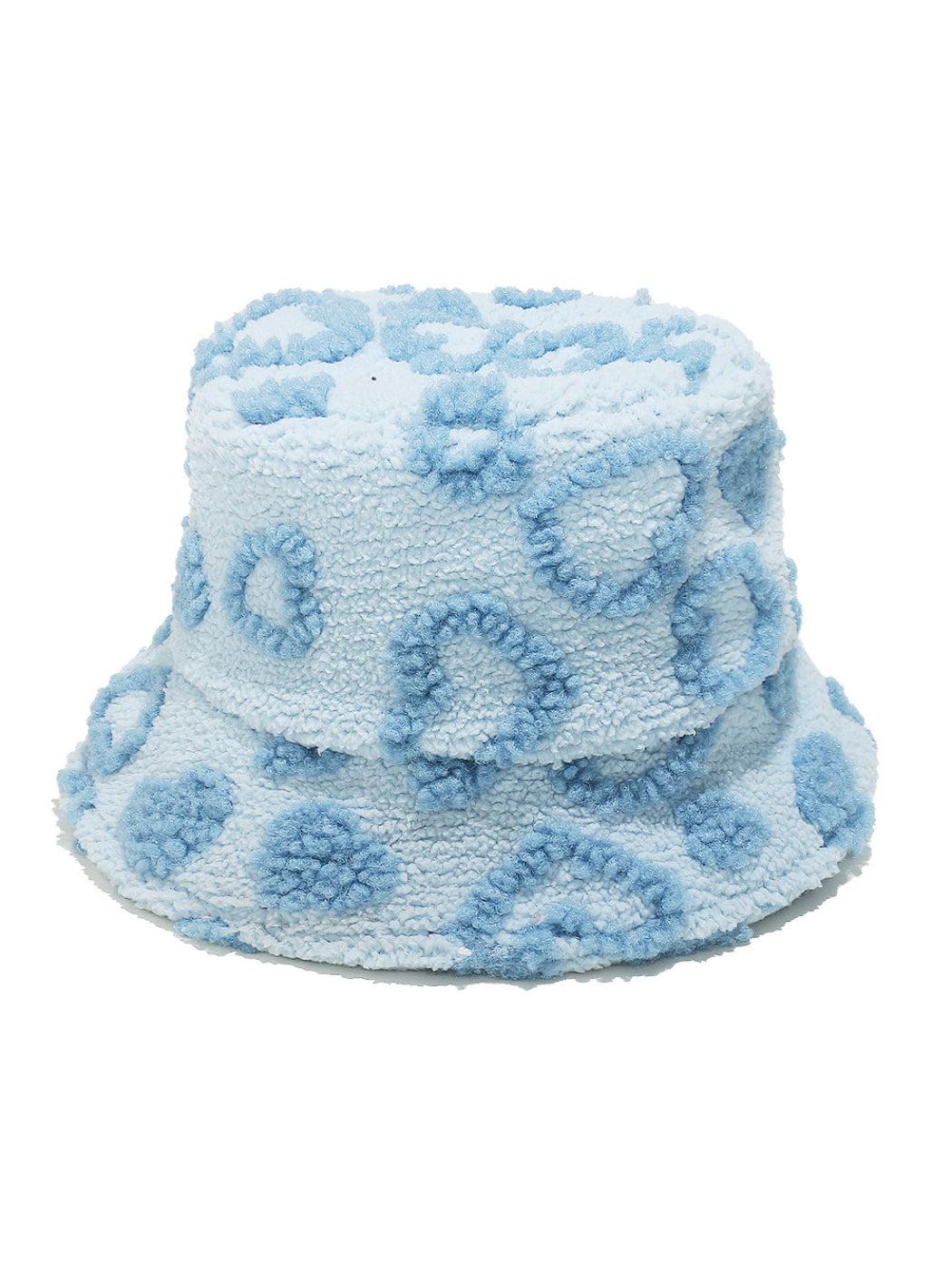 Haila Leopard Texture Fuzzy Bucket Hat