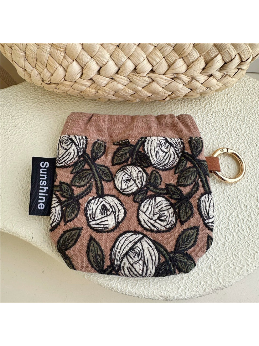 Cosbai - Mini Pattern Drawstring Pouch