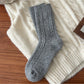 Rufia - Fluffy Soft Rib Knit Crew Socks