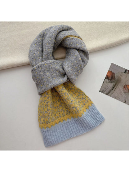 Scarvii - Fair Isle Knit Long Scarf