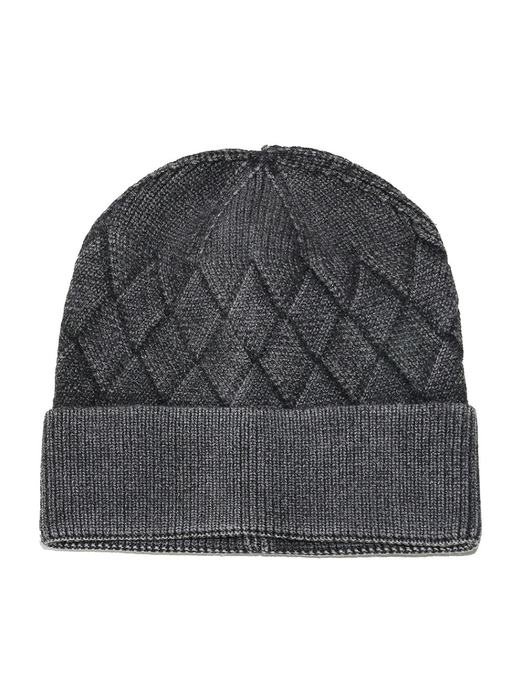 Haila Diamond Pattern Knit Beanie