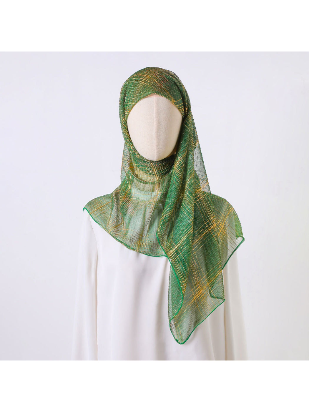 Scarvii - Lightweight Metallic Line Scarf