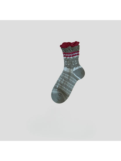 Rufia - Crafted Texture Crew Socks