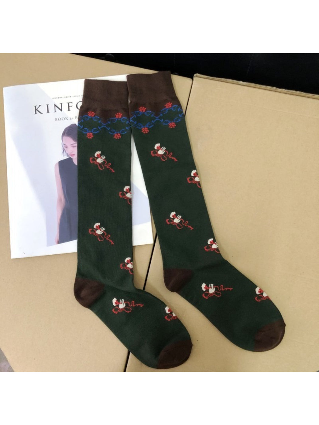 Rufia - Vintage Pattern Knee-High Socks product image 2