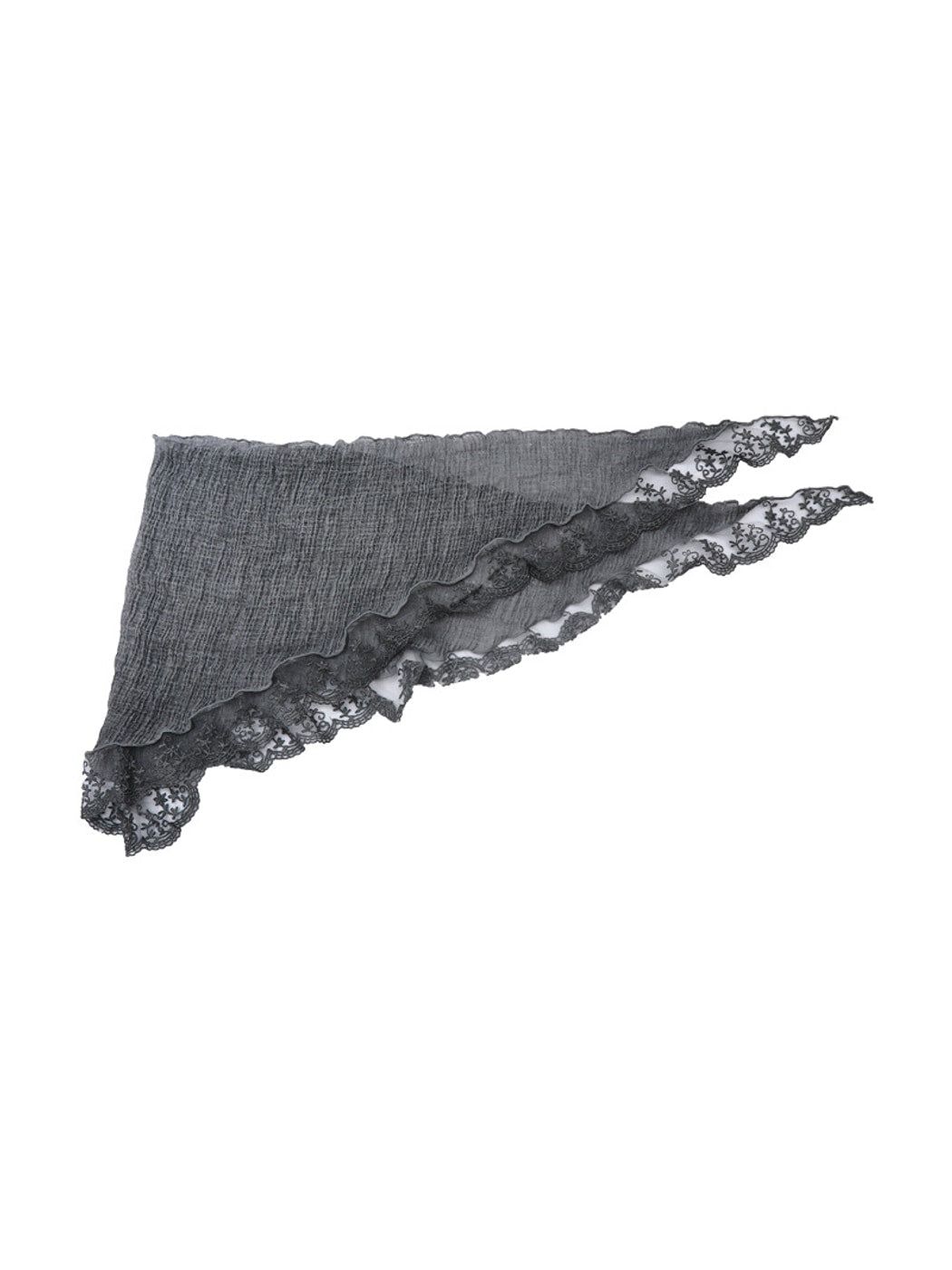 Scarvii - Openwork Lace Design Triangle Bandana