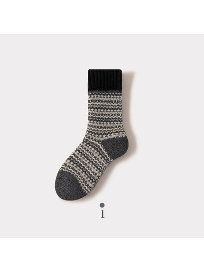 Rufia - Women's Thick Autumn Crew Socks
