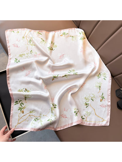 Scarvii Spring Floral Square Scarf