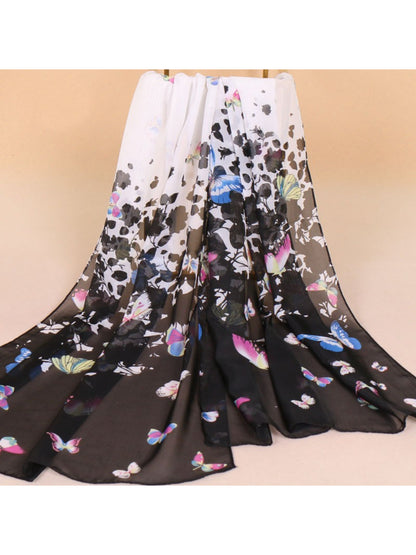 Scarvii - Spring Summer Butterfly Print Scarf
