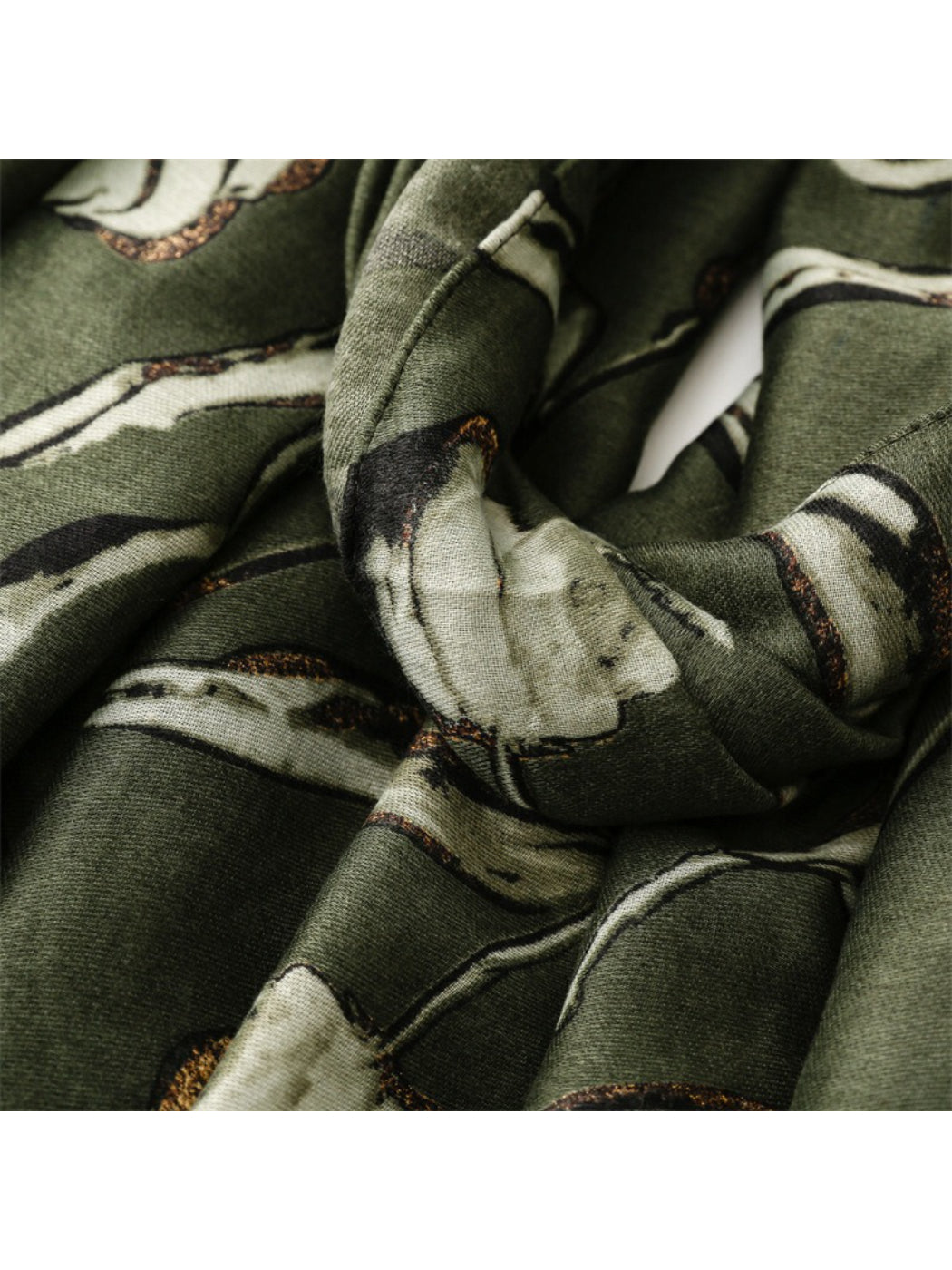 Scarvii - Abstract Tulip Sketch Print Scarf