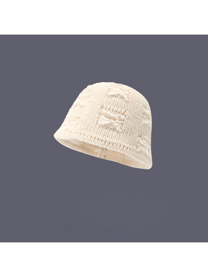 Haila - Textured Knit Bucket Hat