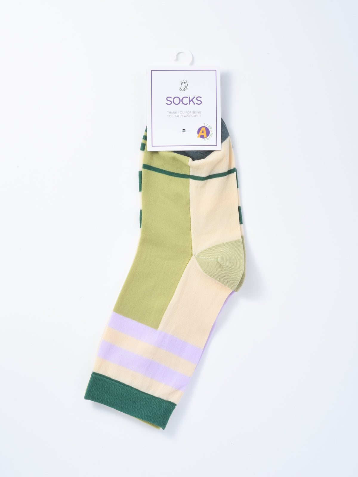 Rufia - Asymmetric Striped Socks