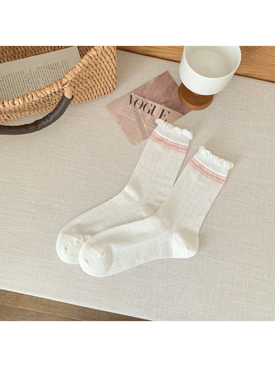Rufia - Romantic Sheer Crew Socks product image 7