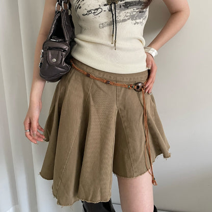Beco Beaded Rope Waist Belt color options including Brown, Beige, Coffee