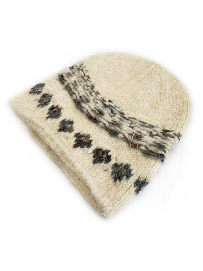 Haila - Vintage Jacquard Soft Knit Beanie