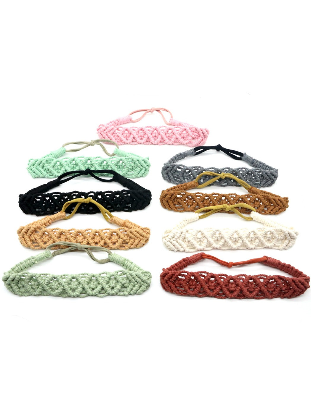Scarvii - Bohemian Braided Rope Headband & Hair Accessory