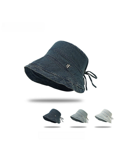 Haila - Washed Tie-Back Bucket Hat
