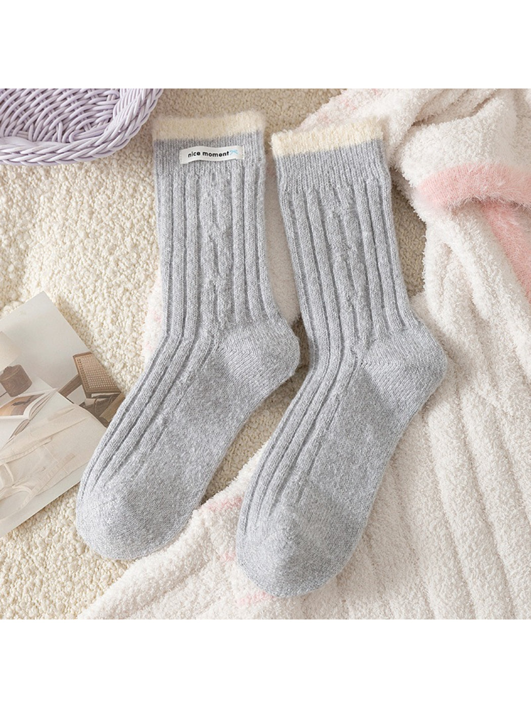 Rufia - Cozy Lined Ribbed Crew Socks product image 7
