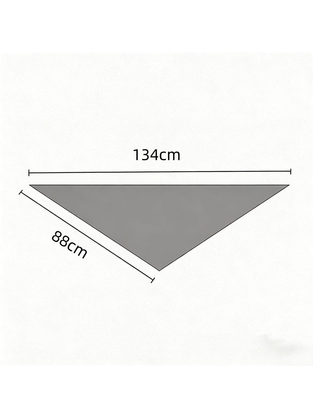 Scarvii - Minimalist Scenic Print Triangle Scarf