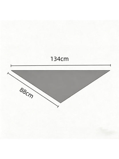 Scarvii - Minimalist Scenic Print Triangle Scarf
