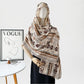 Scarvii - Geometric Print Long Scarf - Timeless & Chic