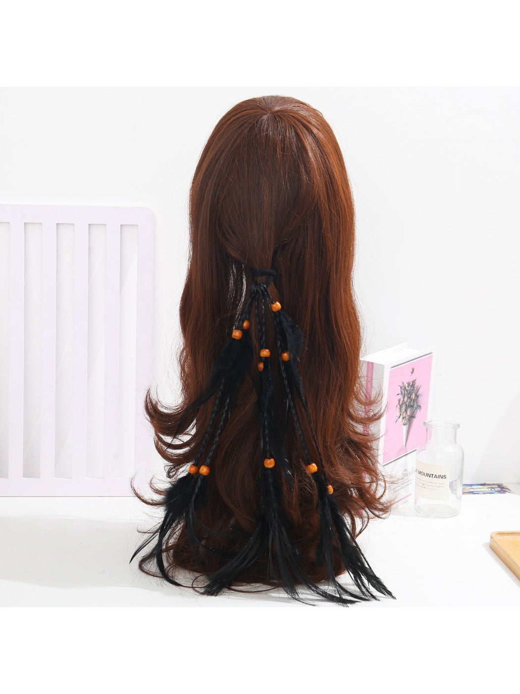 Hairish - Boho Feather Drop Hair Tie Headpiece image 2