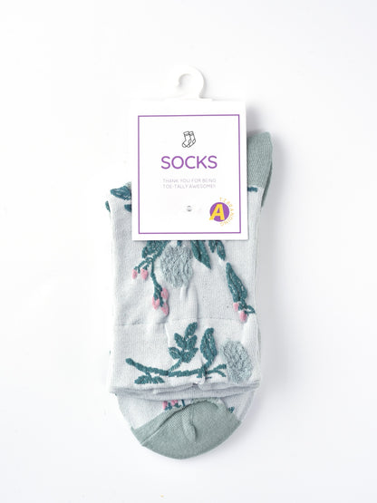 Rufia – Capsule Floral Pattern Crew Socks