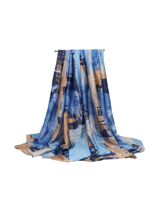 Scarvii - Graffiti Textured Print Fashion Scarf