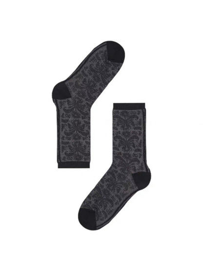 Rufia - Vintage Bloom Knit Crew Socks