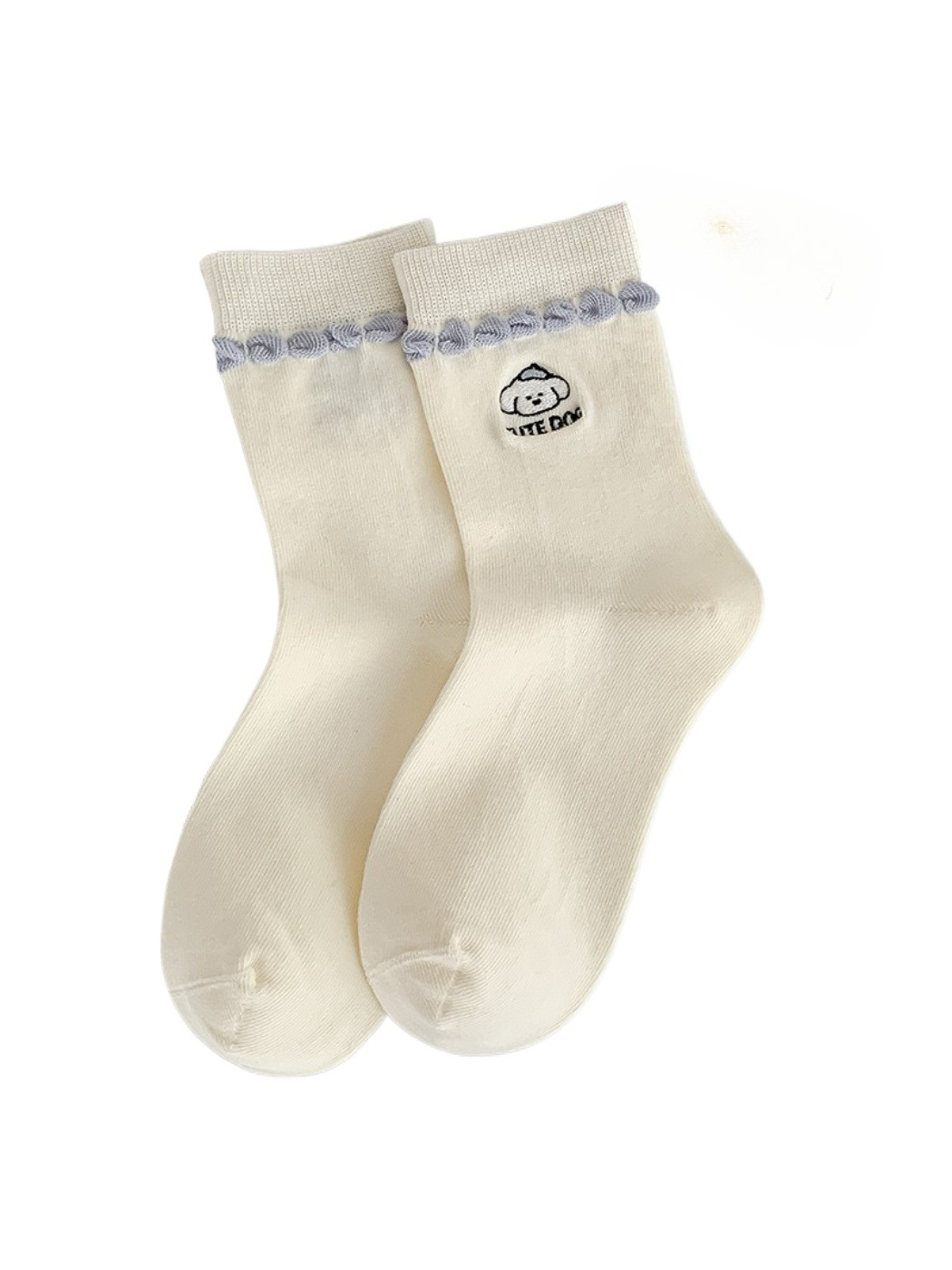 Rufia - Cute Puppy Crew Socks