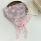 Scarvii - Sweet Lace Sheer Triangle Scarf - Feminine & Delicate