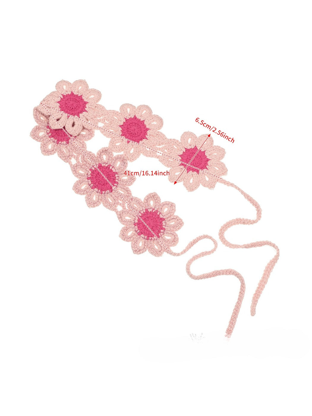 Scarvii Crochet Daisy Flower Headband