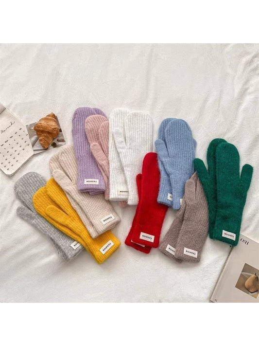 Gloving - Women's Long Finger-Covered Winter Gloves