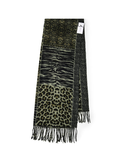 Scarvii – Wild Mosaic Animal Print Scarf