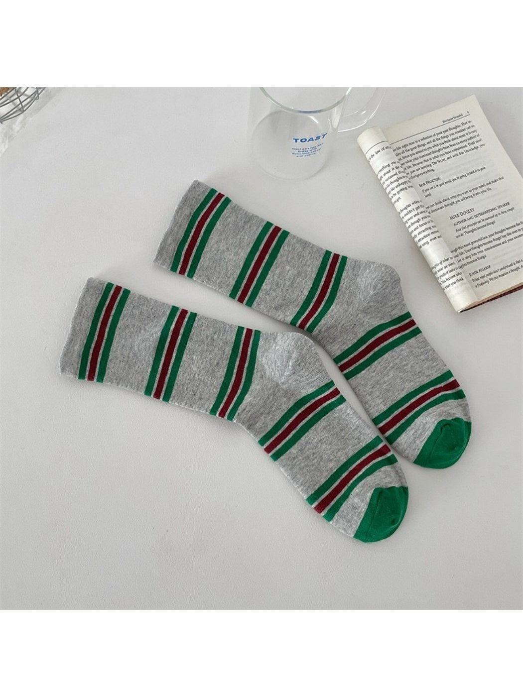 Rufia - Classic Striped Casual Fit Crew Socks product image 5
