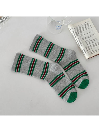 Rufia - Classic Striped Casual Fit Crew Socks product image 5