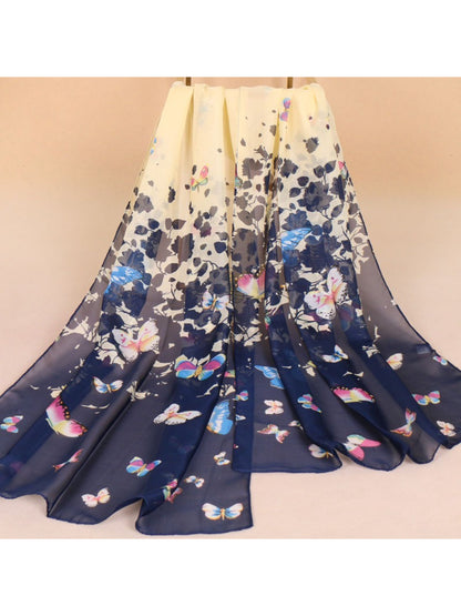 Scarvii - Spring Summer Butterfly Print Scarf
