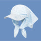 Back view of Haila plaid star pattern baseball cap highlighting strap