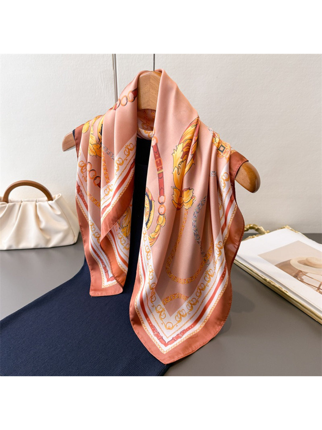 Scarvii - Chain Medallion Square Scarf