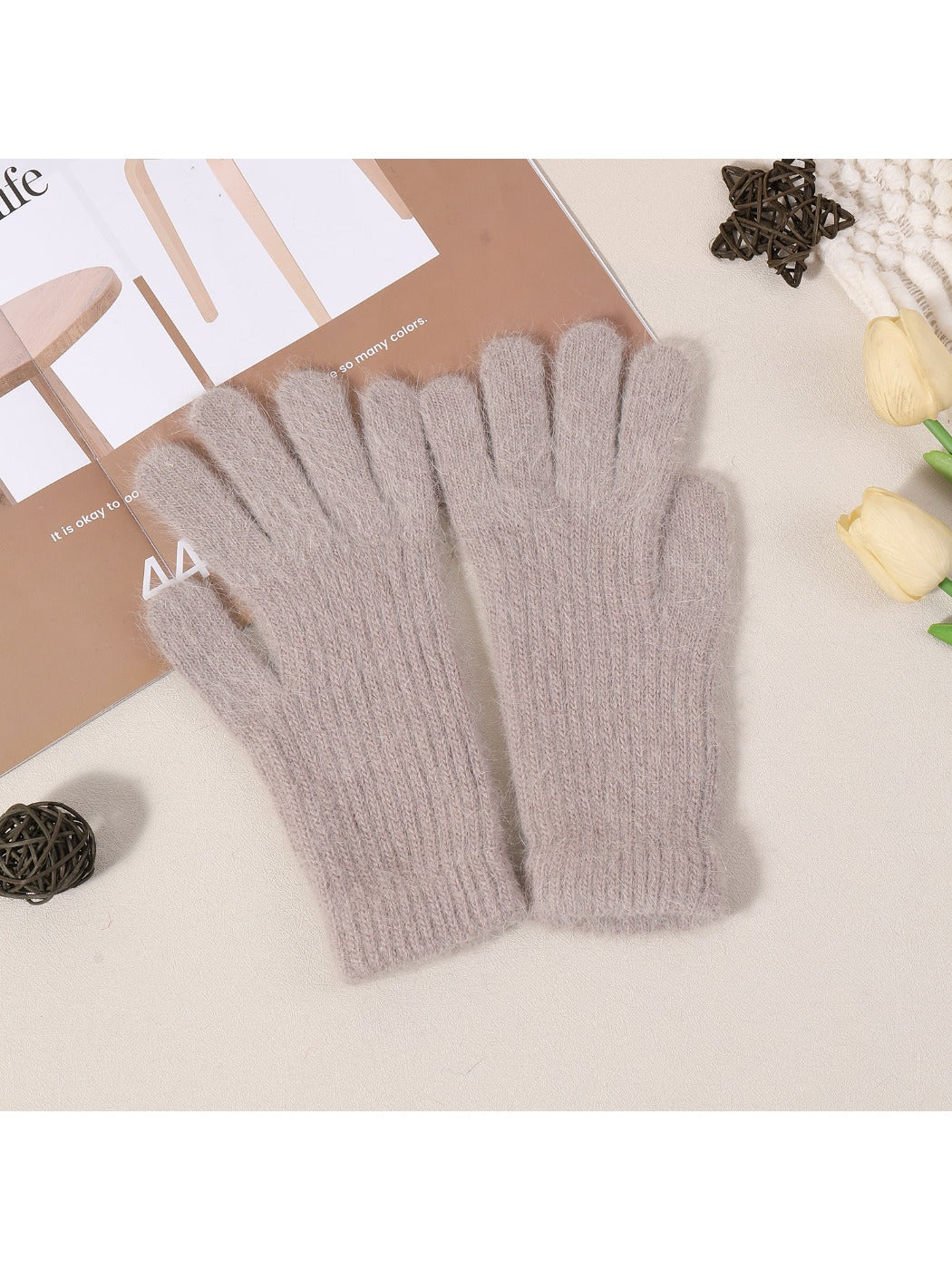 Gloving - Solid Color Touchscreen Winter Gloves
