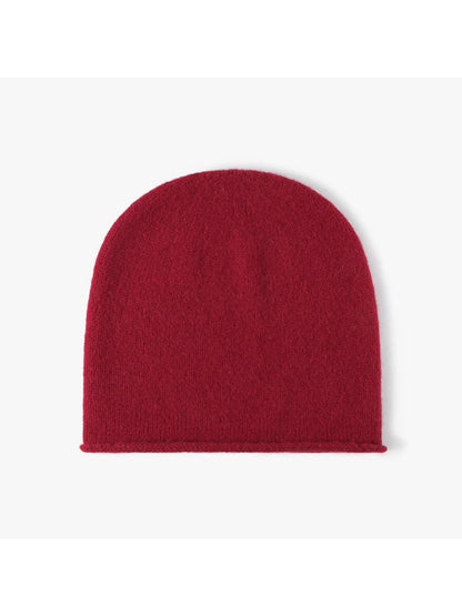 Haila - Relaxed Rolled-Edge Slouch Knit Beanie