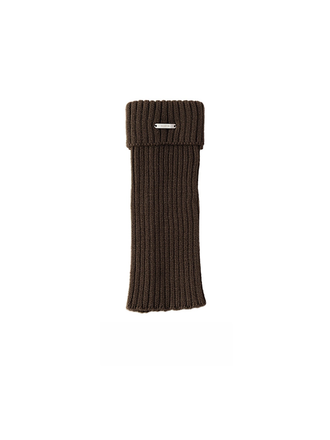 Cozyra - Ribbed Buckle Detail Slouch Leg Warmers