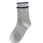 Rufia - White Mid-calf Socks with Various Patterns – 7 Options