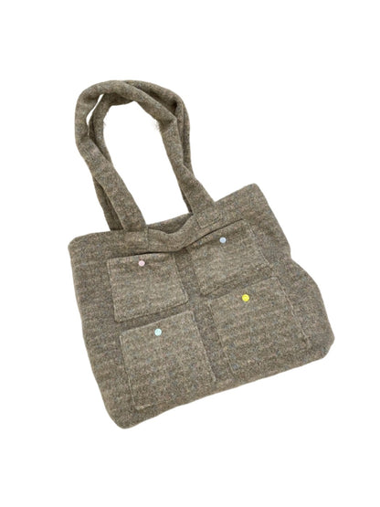 Cosbai – Plush Short Handle Shoulder Bag
