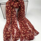 Scarvii - Women's Floral Patterned Scarf - Versatile & Stylish