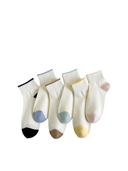 Rufia - Minimal Color Block Ankle Socks