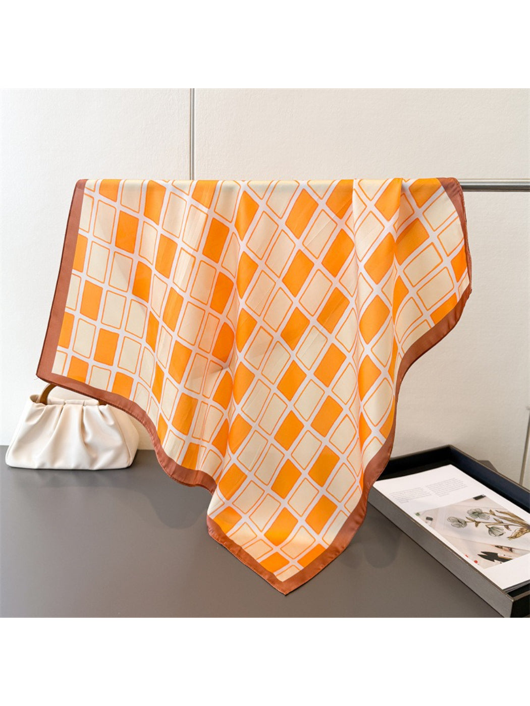 Scarvii - Geometric Block Square Scarf