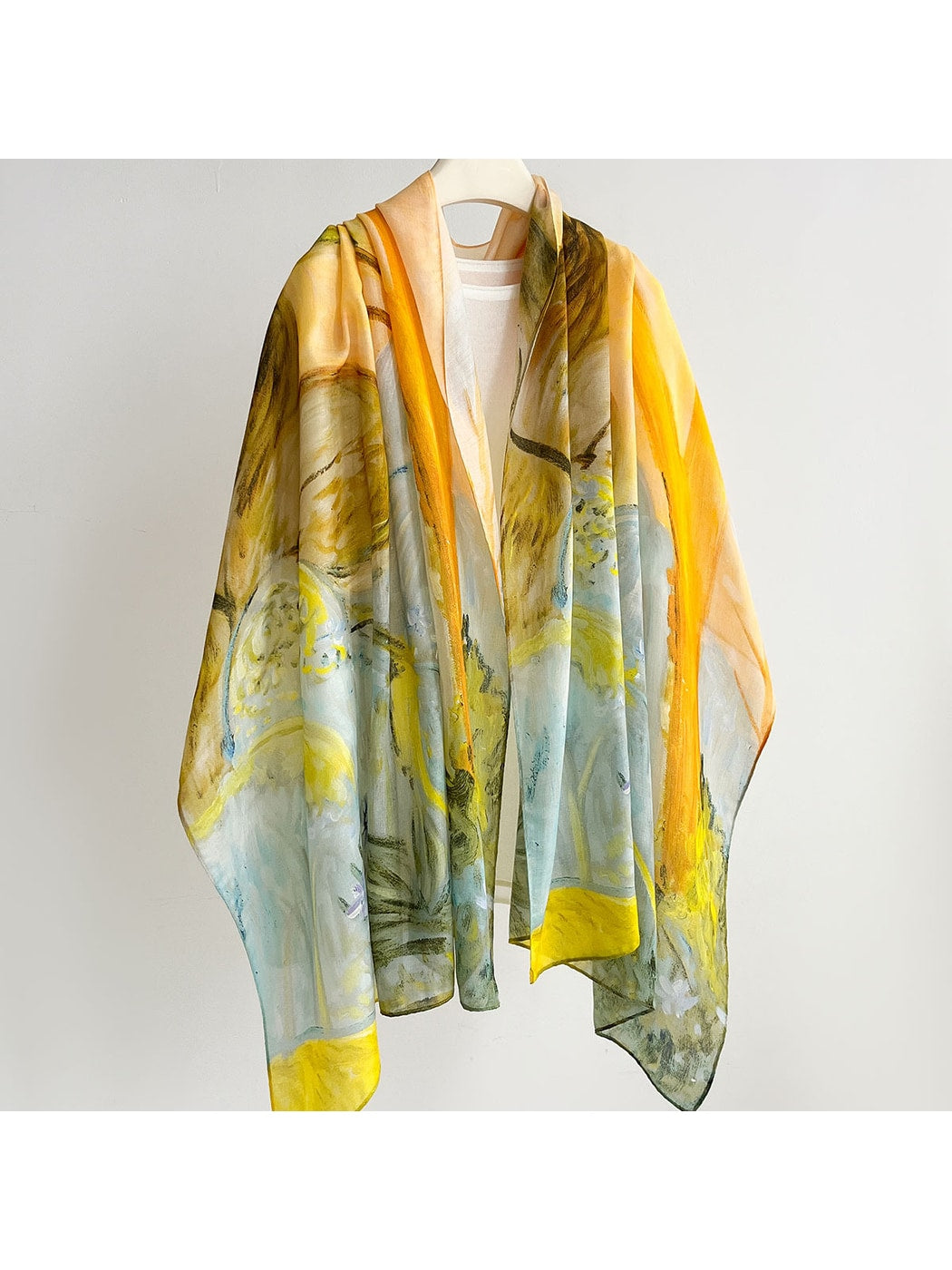 Scarvii - Abstract Print Lightweight Scarf
